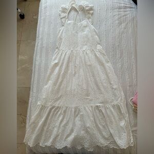 Zara Kids white embroidered maxi dress | Girls’ size 13-14